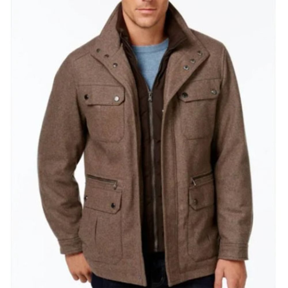 Michael Kors Men's Wool-Blend Field Coat